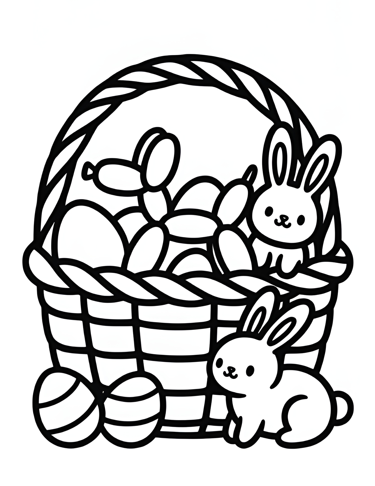 Easter coloring page